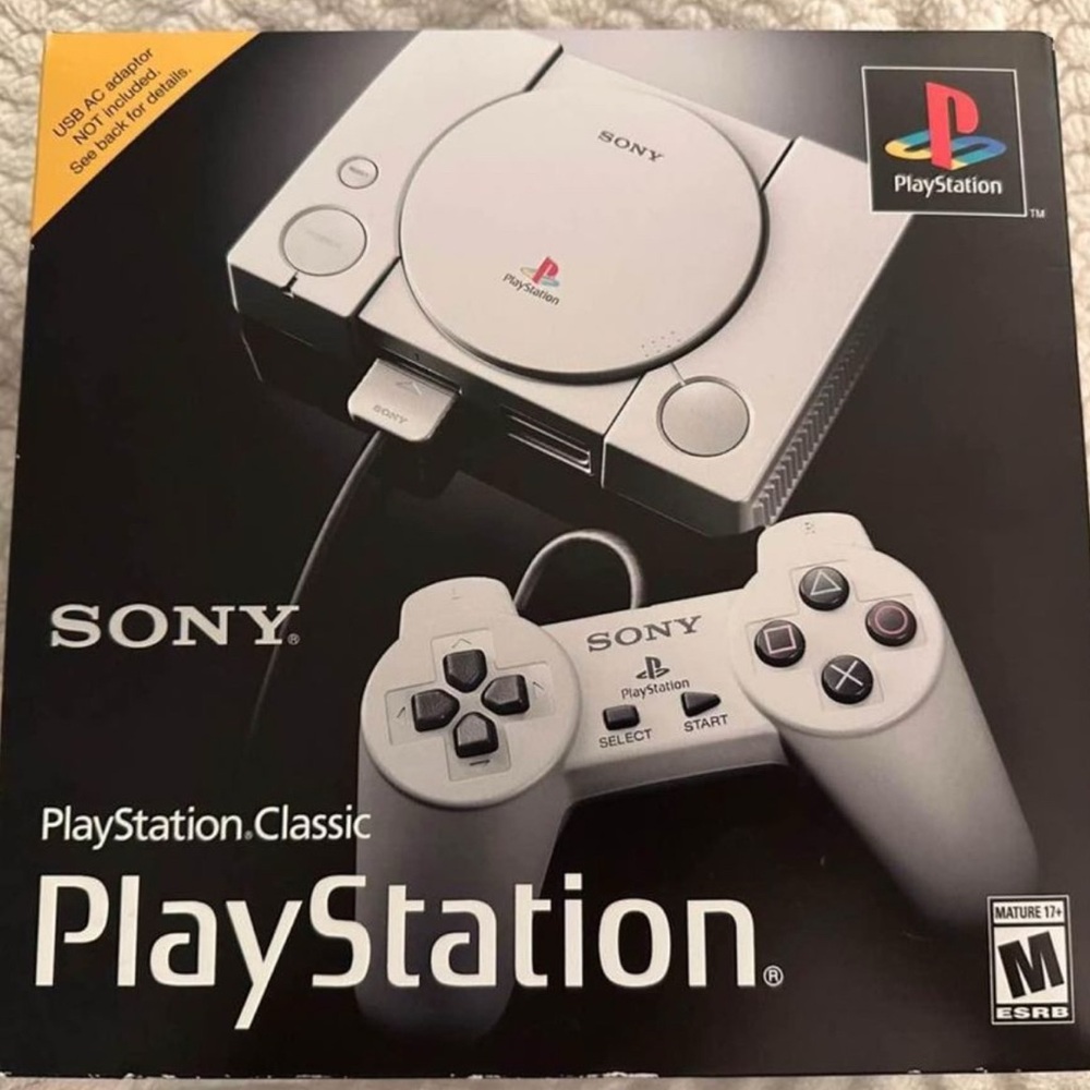 Sony PlayStation Classic Console (with Pre-loaded Games)